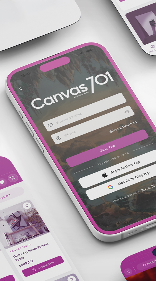 Canvas701 Creator Panel Mockup