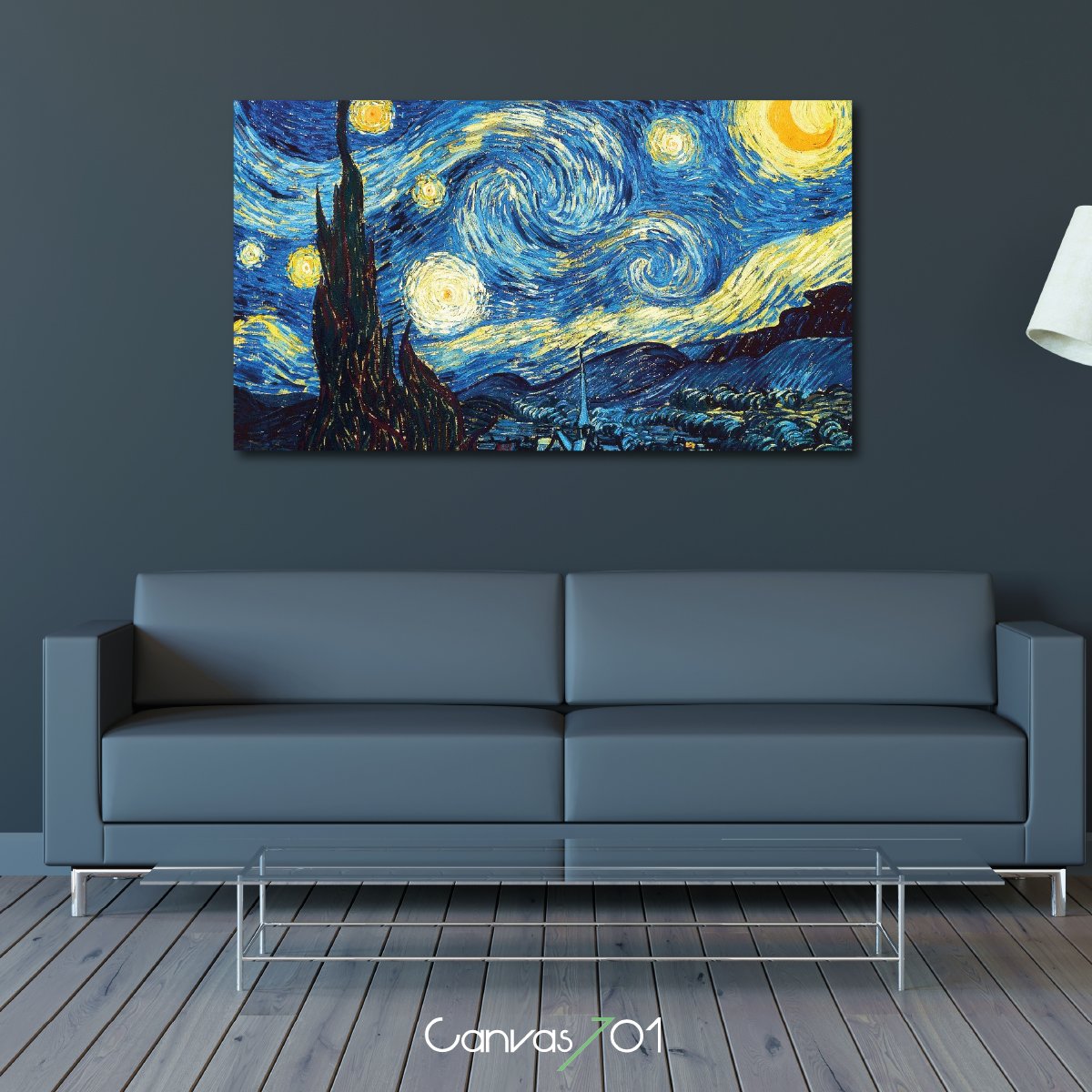 Canvas701 | Van Gogh Yıldızlı Gece Kanvas Tablo 