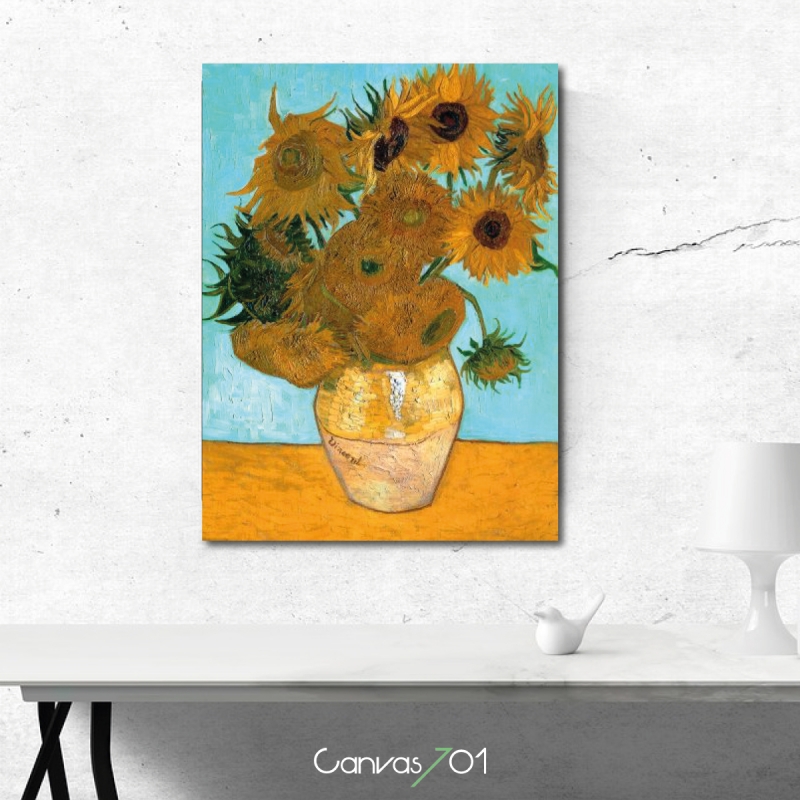 Canvas701 | Çok Satan Kanvas Tablo - Van Gogh Ayçiçekleri Kanvas Tablo 