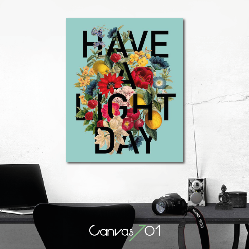 Canvas701 | Çok Satan Kanvas Tablo - Have A Light Day Kanvas Tablo 
