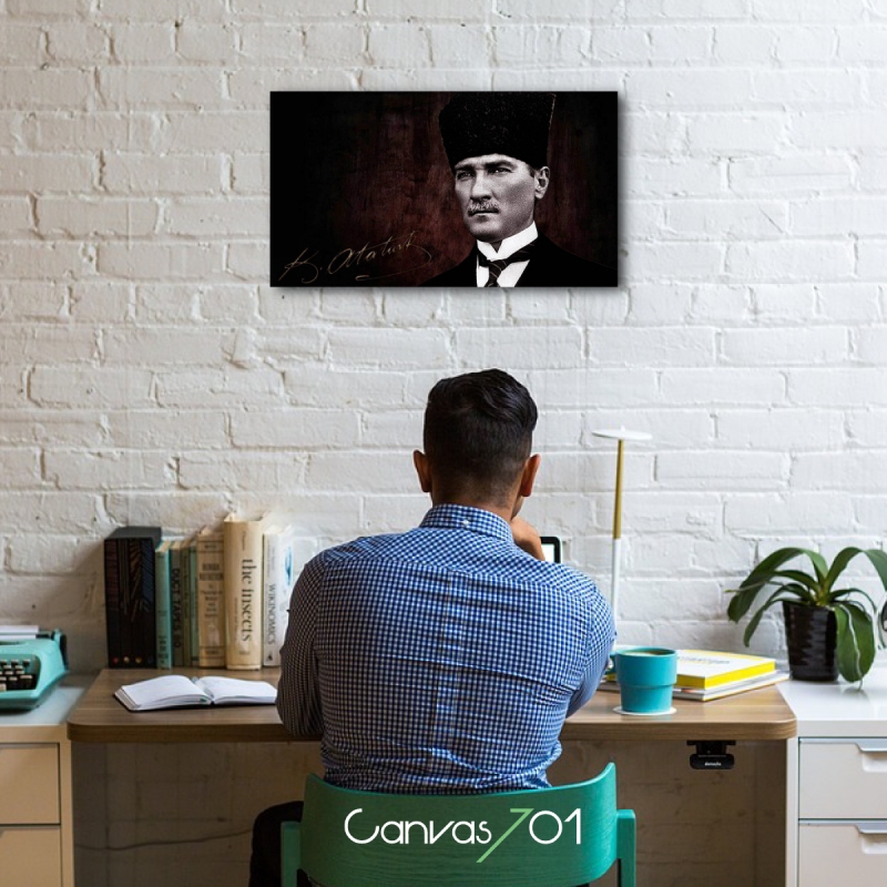 Canvas701 | Çok Satan Kanvas Tablo - Atatürk Portresi Kanvas Tablo