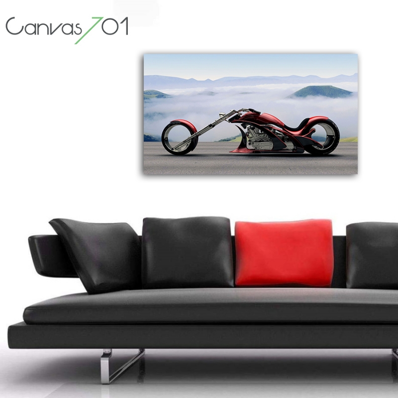 Canvas701 | Çok Satan Kanvas Tablo - Lamborghini Motorcycle Kanvas Tablo