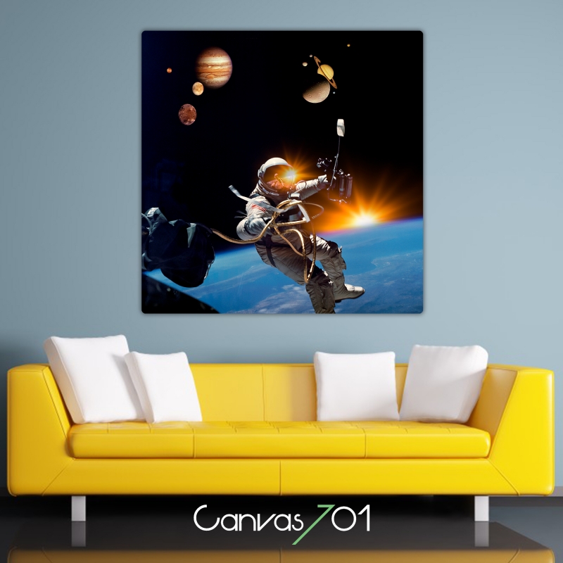 Canvas701 | Çok Satan Kanvas Tablo - Astronot Kanvas Tablo