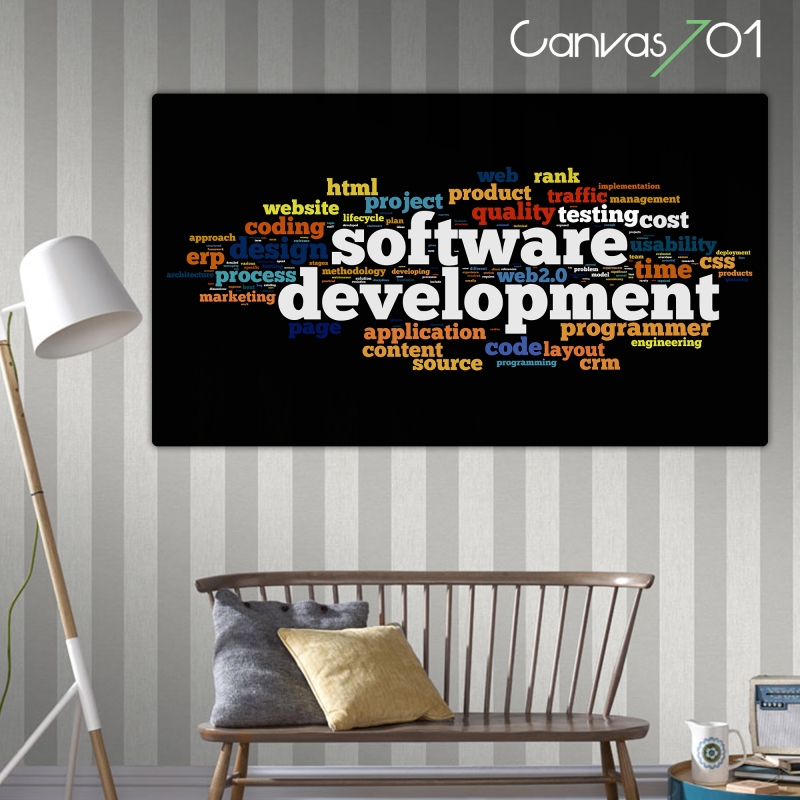 Canvas701 | Çok Satan Kanvas Tablo - Software Development Kanvas Tablo