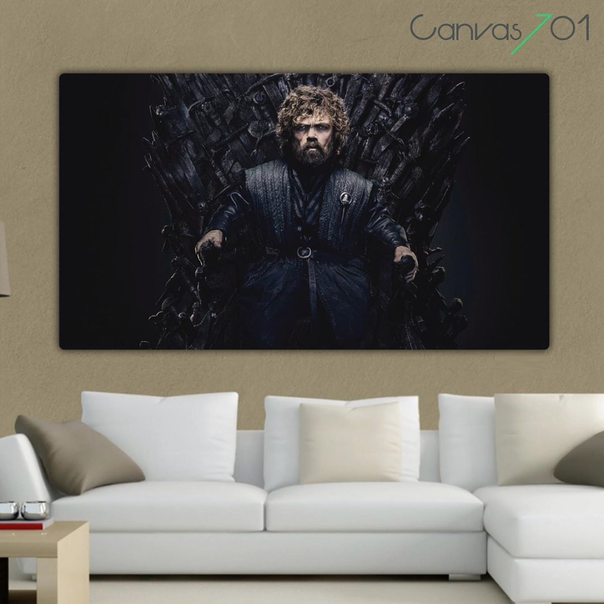 Market701 | Game of Thrones Tyrion Lannister Taht - GOT Kanvas Tablo