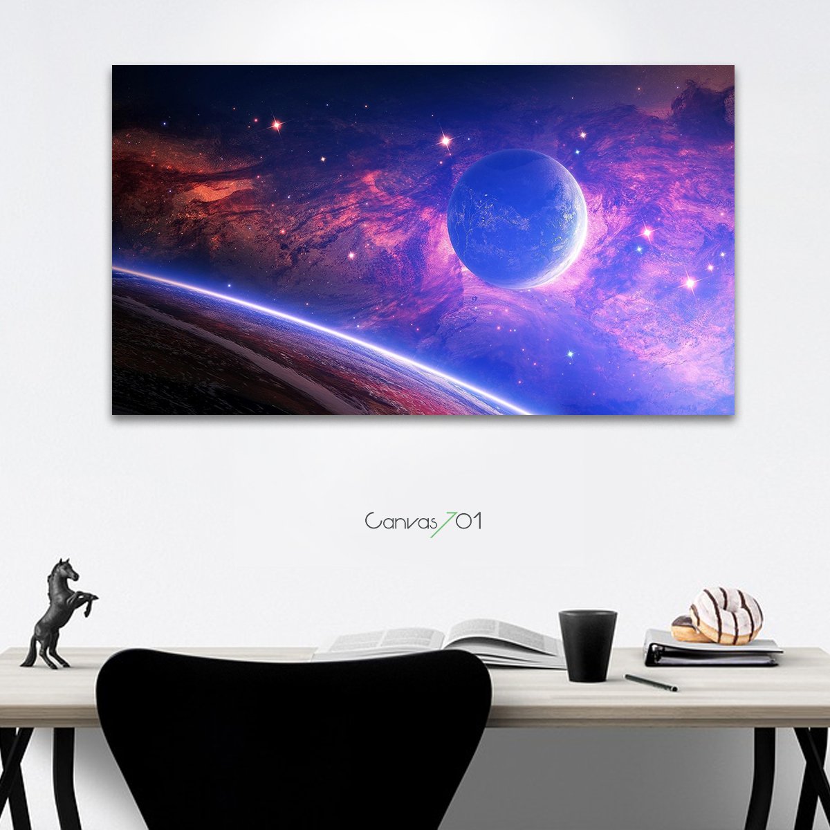 Canvas701 | Mor Uzay Kanvas Tablo