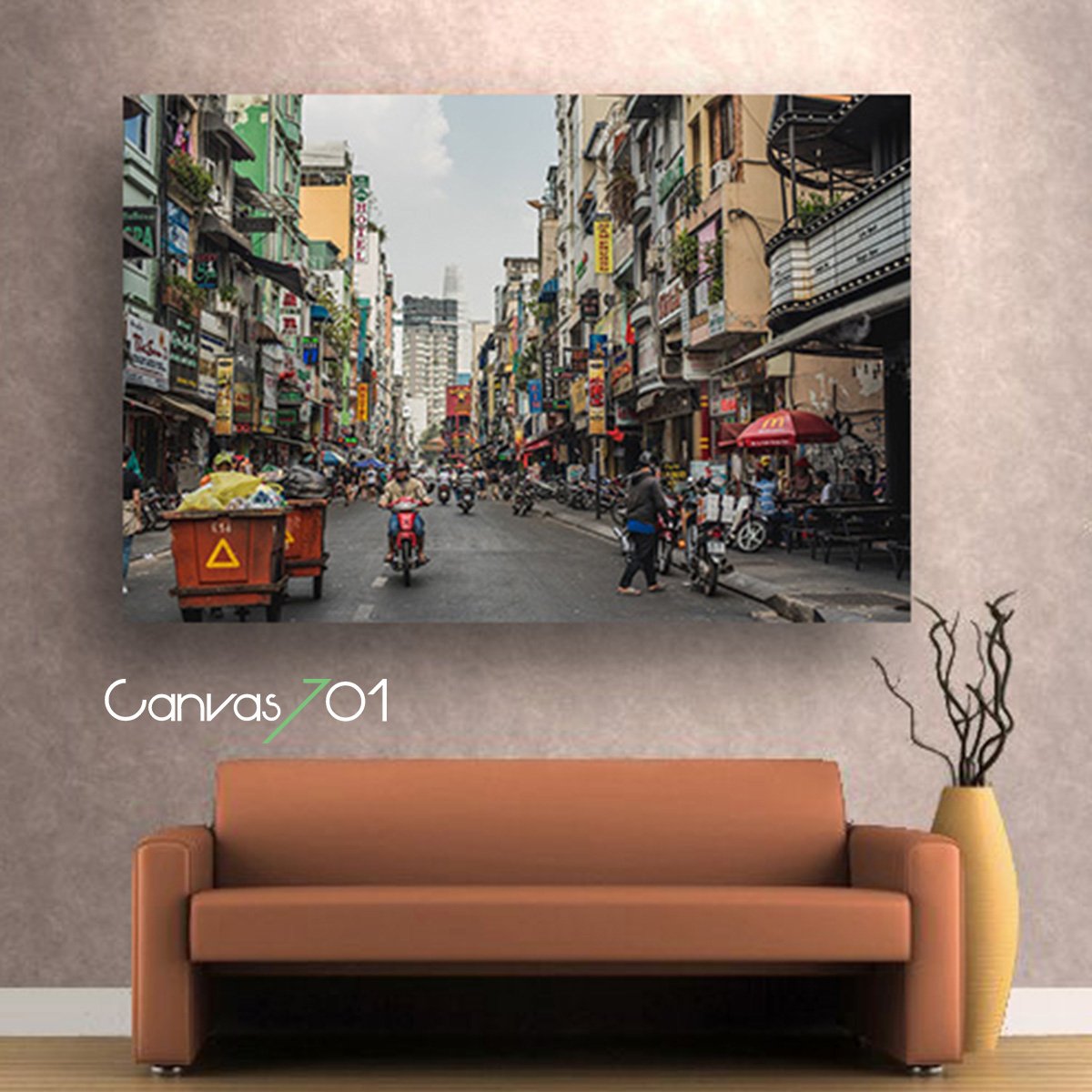 Market701 | Şehir Manzarası Kanvas Tablo