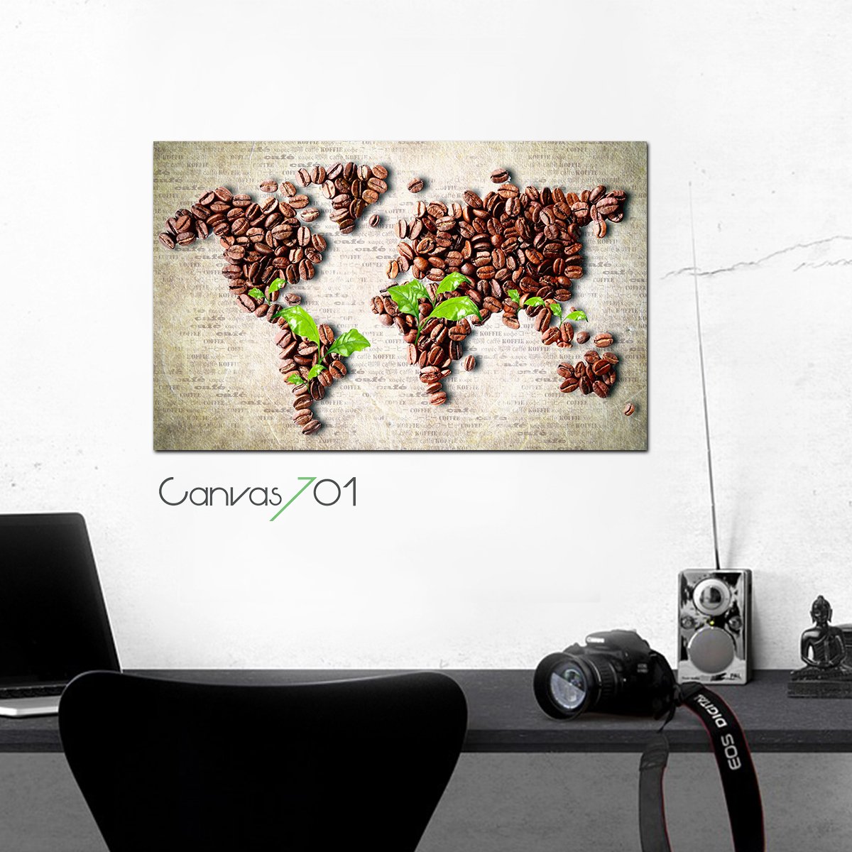 Canvas701 | Dünyadan Kahveler Kanvas Tablo