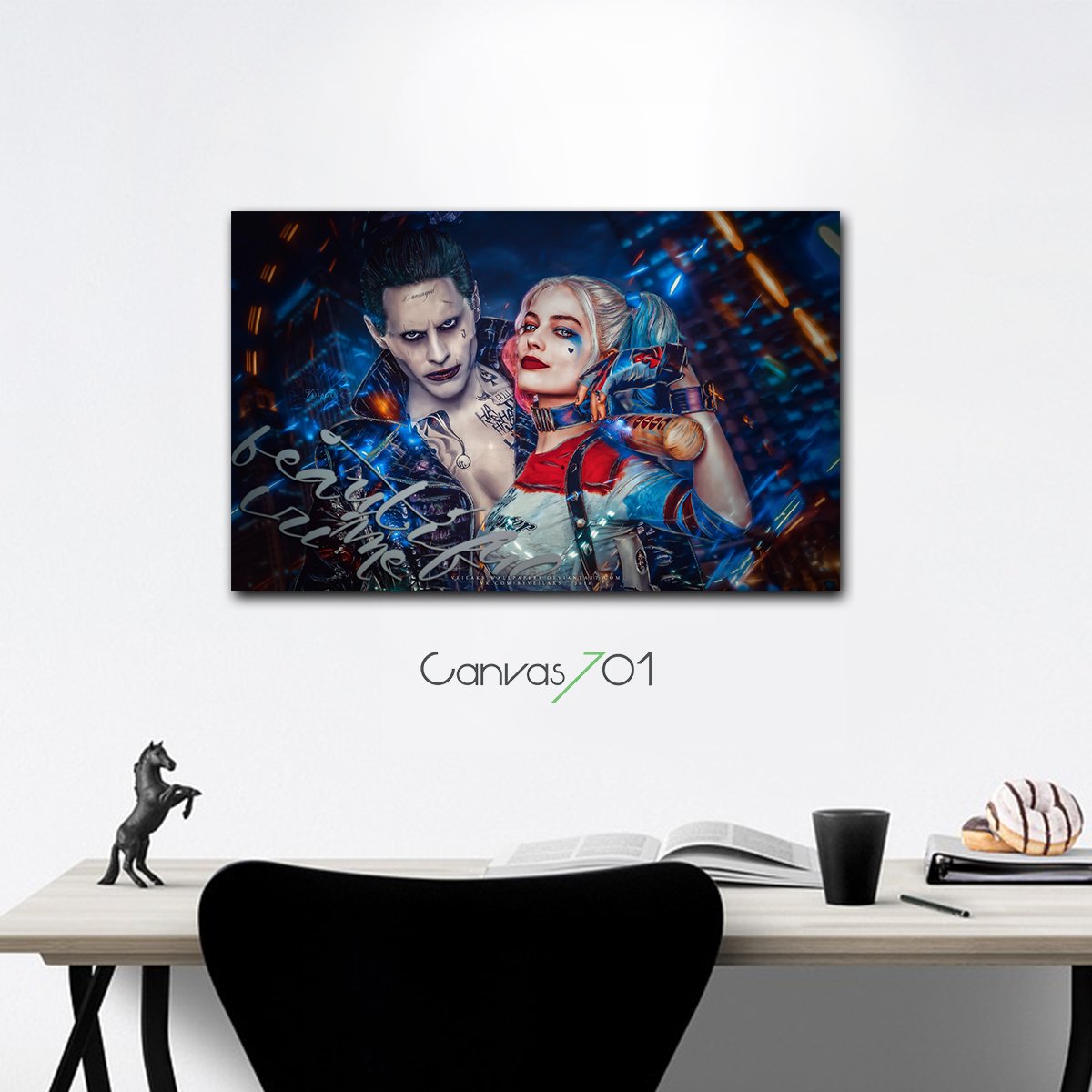 Canvas701 | Joker Ve Harley Kanvas Tablo