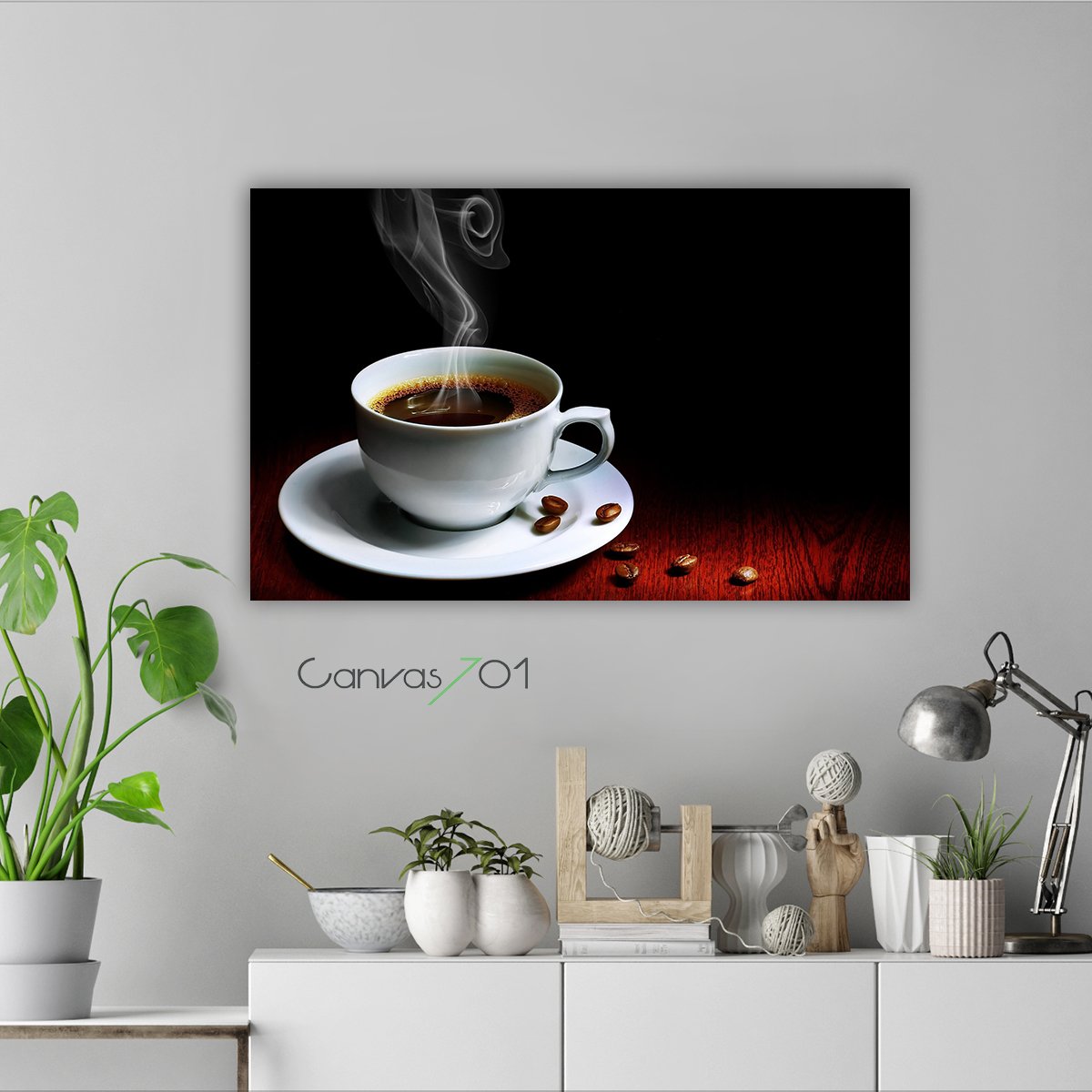 Canvas701 | Kahve Dumanı Kanvas Tablo