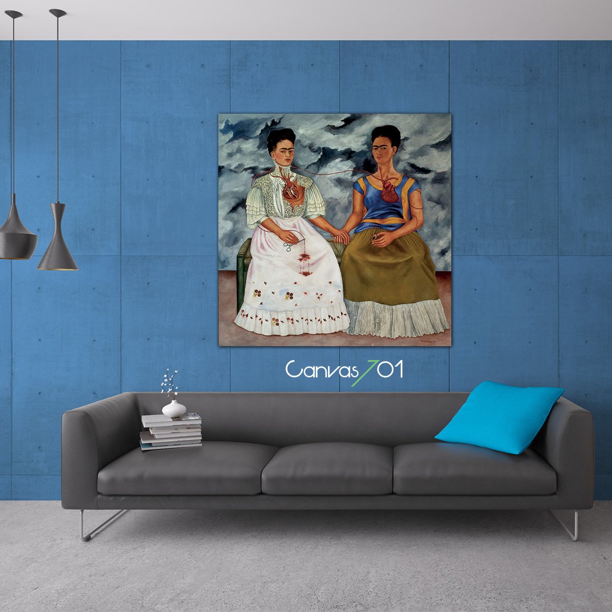 Market701 | İki Frida Kanvas Tablo