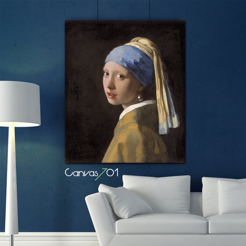 Canvas701 | Çok Satan Kanvas Tablo - İnci Küpeli Kız, Johannes Vermeer Kanvas Tablo