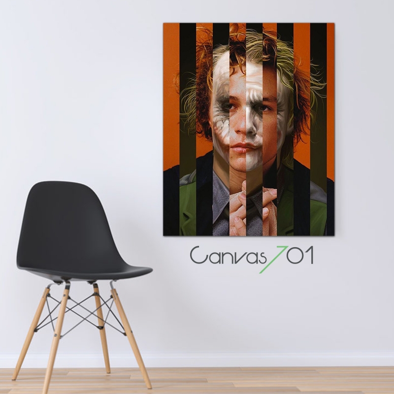 Canvas701 | Çok Satan Kanvas Tablo - Joker ve Heath Ledger Kanvas Tablo