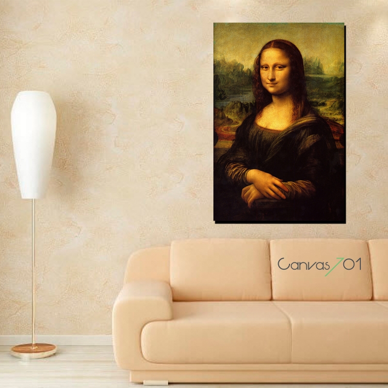 Canvas701 | Çok Satan Kanvas Tablo - Mona Lisa Kanvas Tablo
