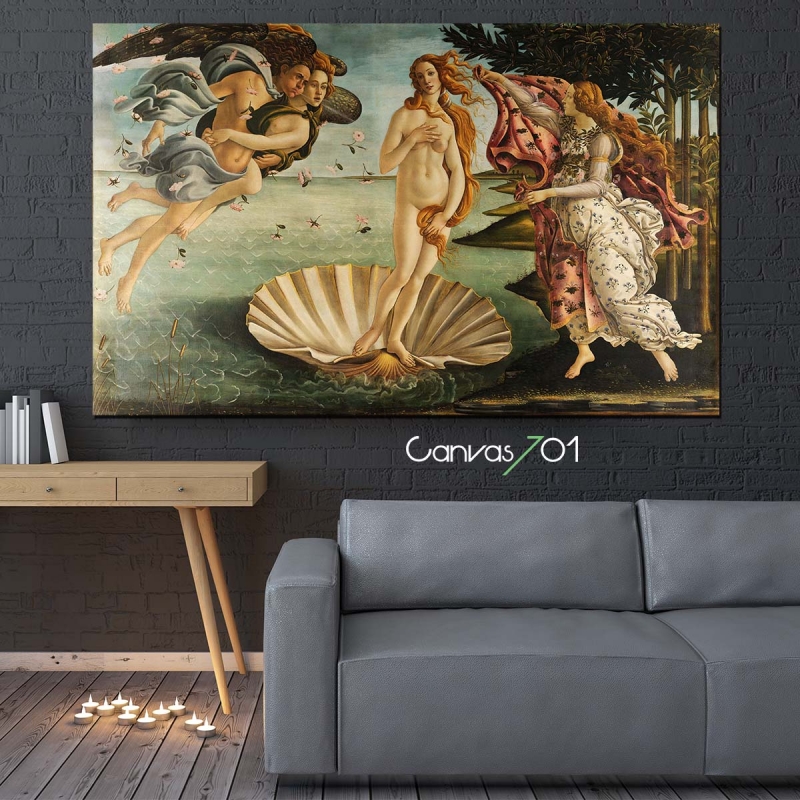 Canvas701 | Çok Satan Kanvas Tablo - Venüs’ün Doğuşu, Sandro Botticelli Kanvas Tablo