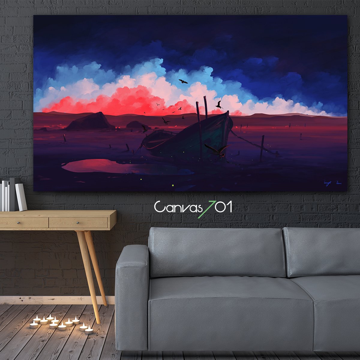 Canvas701 | Yağlı Boya Tekne Kanvas Tablo