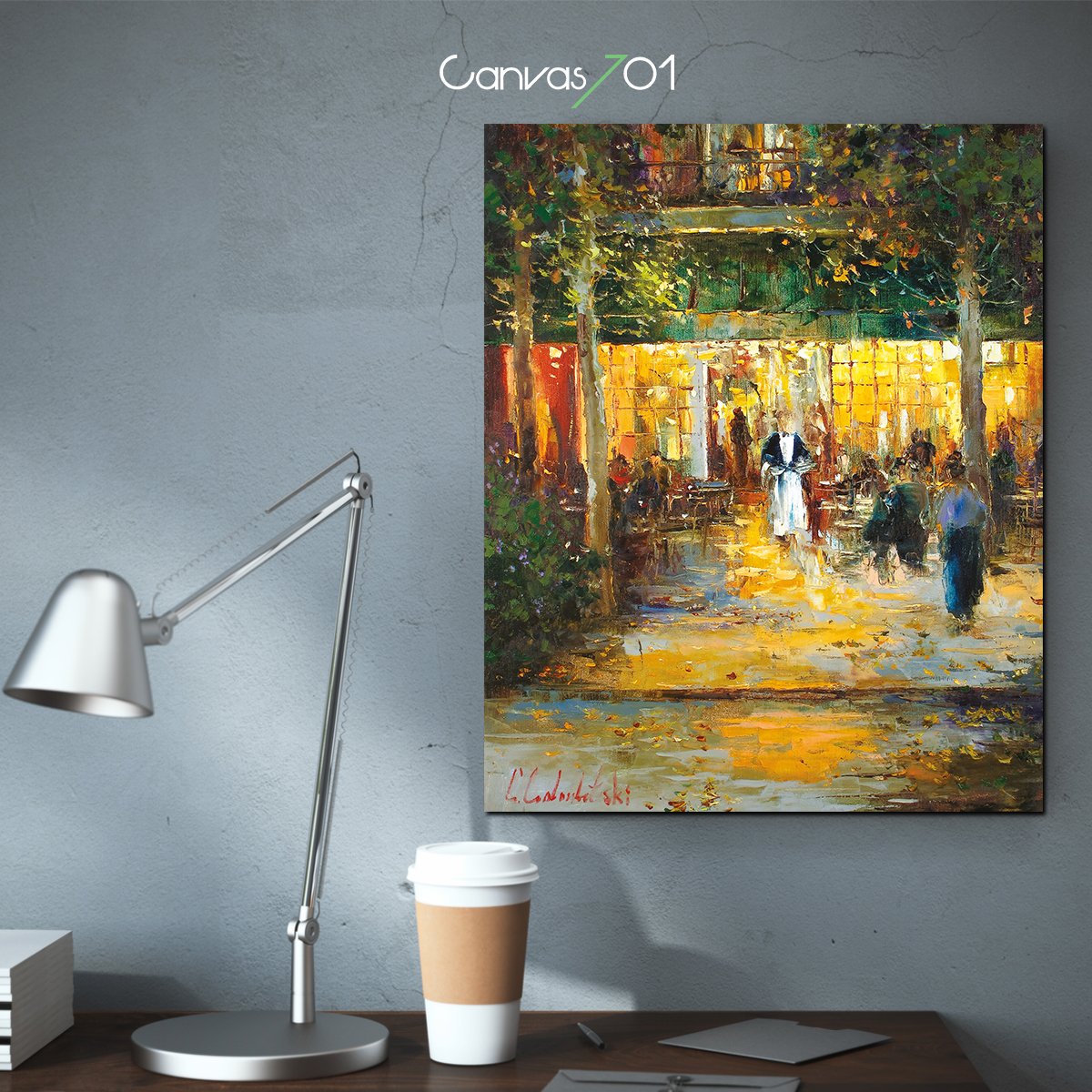 Canvas701 | Restoran Yağlı Boya Kanvas Tablo