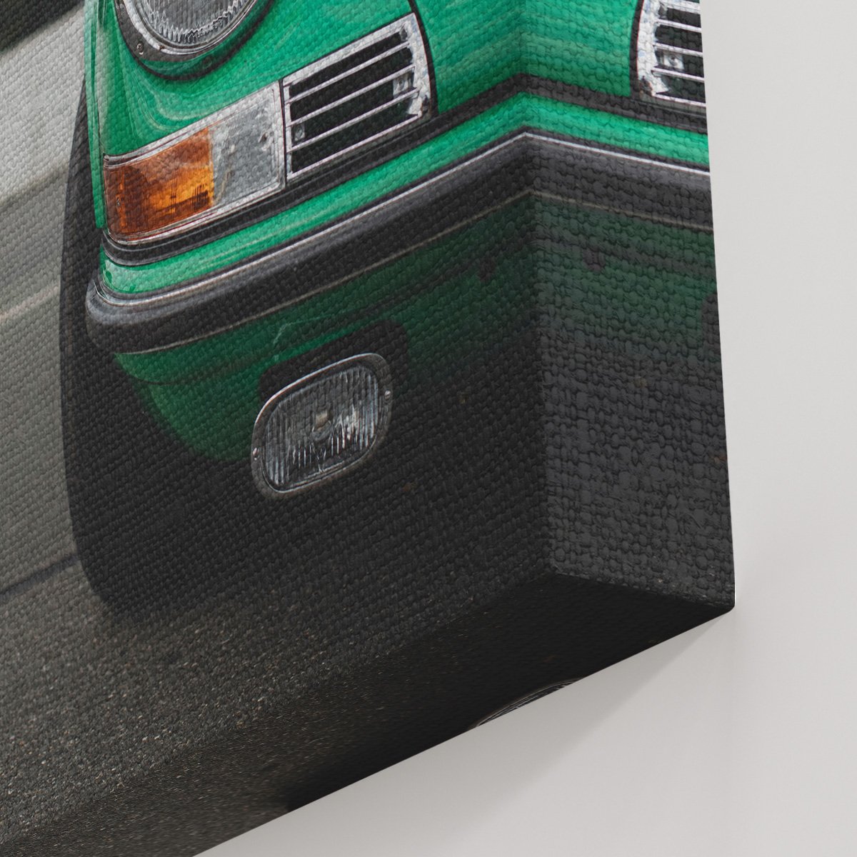 Market701 | Eski Model Yeşil Araba Kanvas Tablo  - 