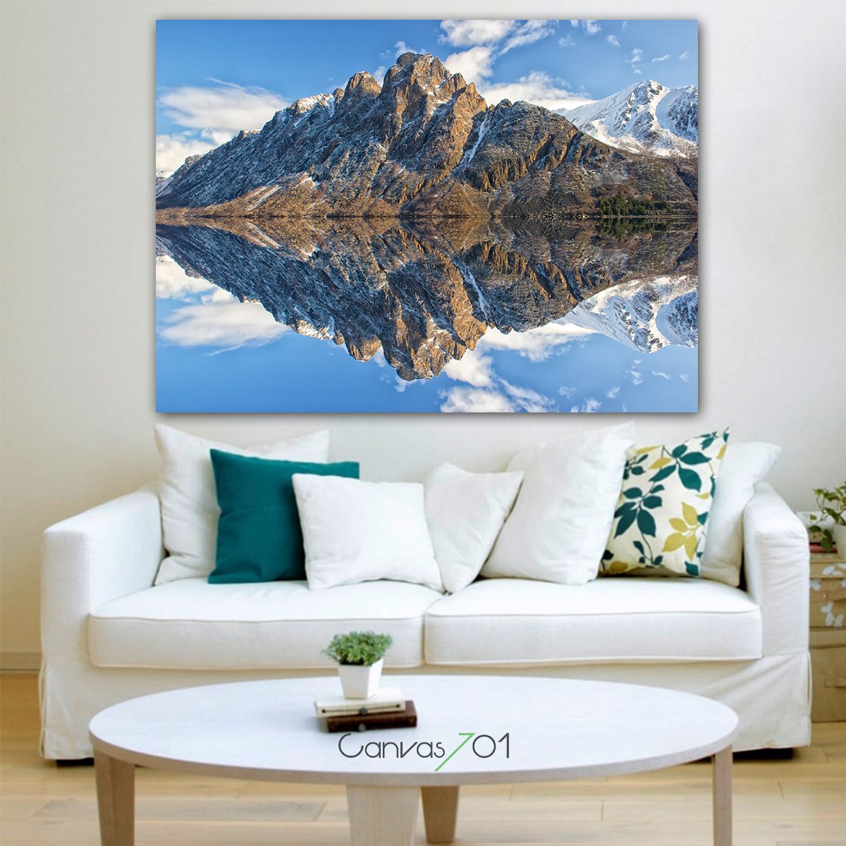 Canvas701 | Dağ ve Simetri Kanvas Tablo