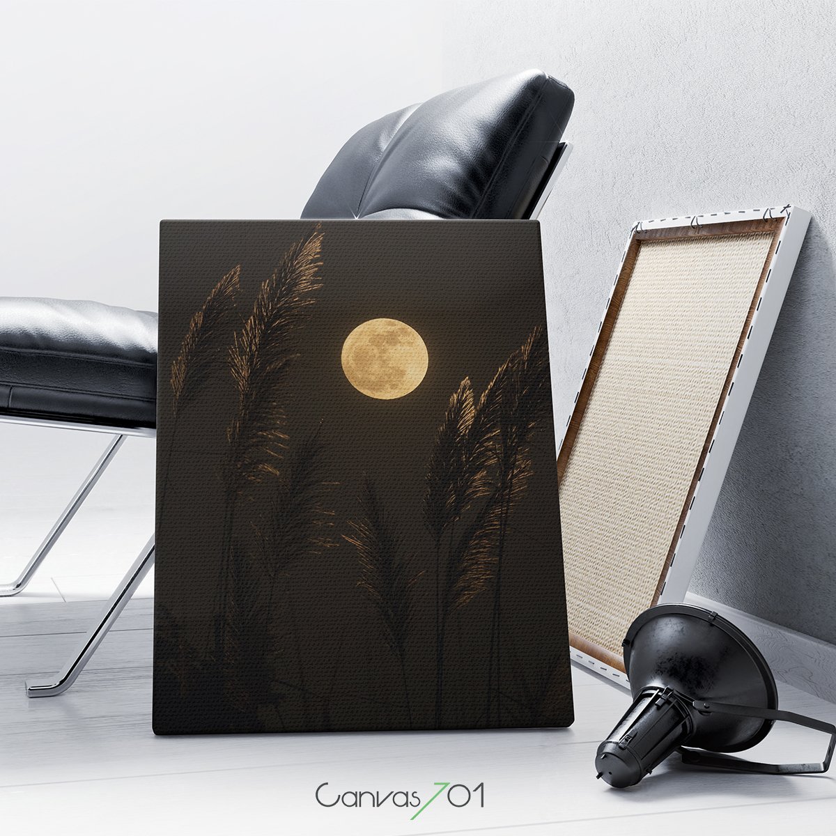 Canvas701 | Ay ve Başaklar Kanvas Tablo