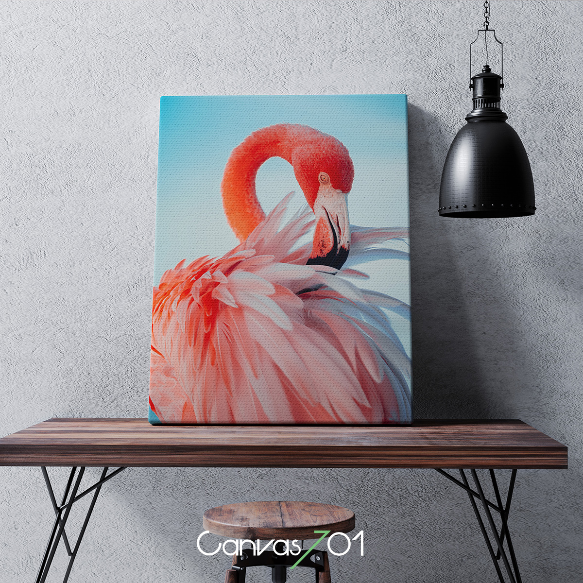 Canvas701 | Çok Satan Kanvas Tablo - Flamingo Kanvas Tablo