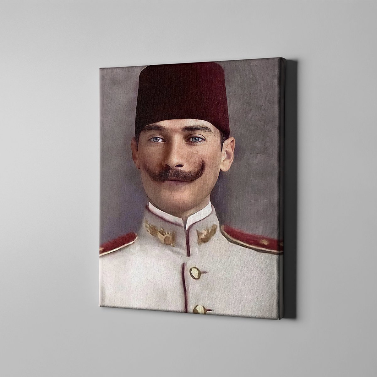 Canvas701 | Yüksek Çözünürlüklü Asker Atatürk Kanvas Tablo - 