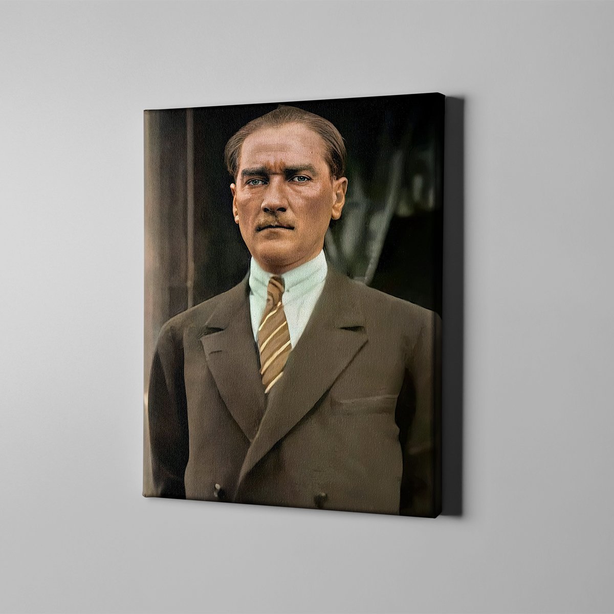 Canvas701 | Yüksek Çözünürlüklü Atatürk Portre Kanvas Tablo - 