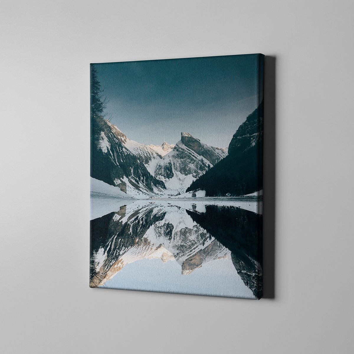Canvas701 | Karlı Dağlar Kanvas Tablo - 
