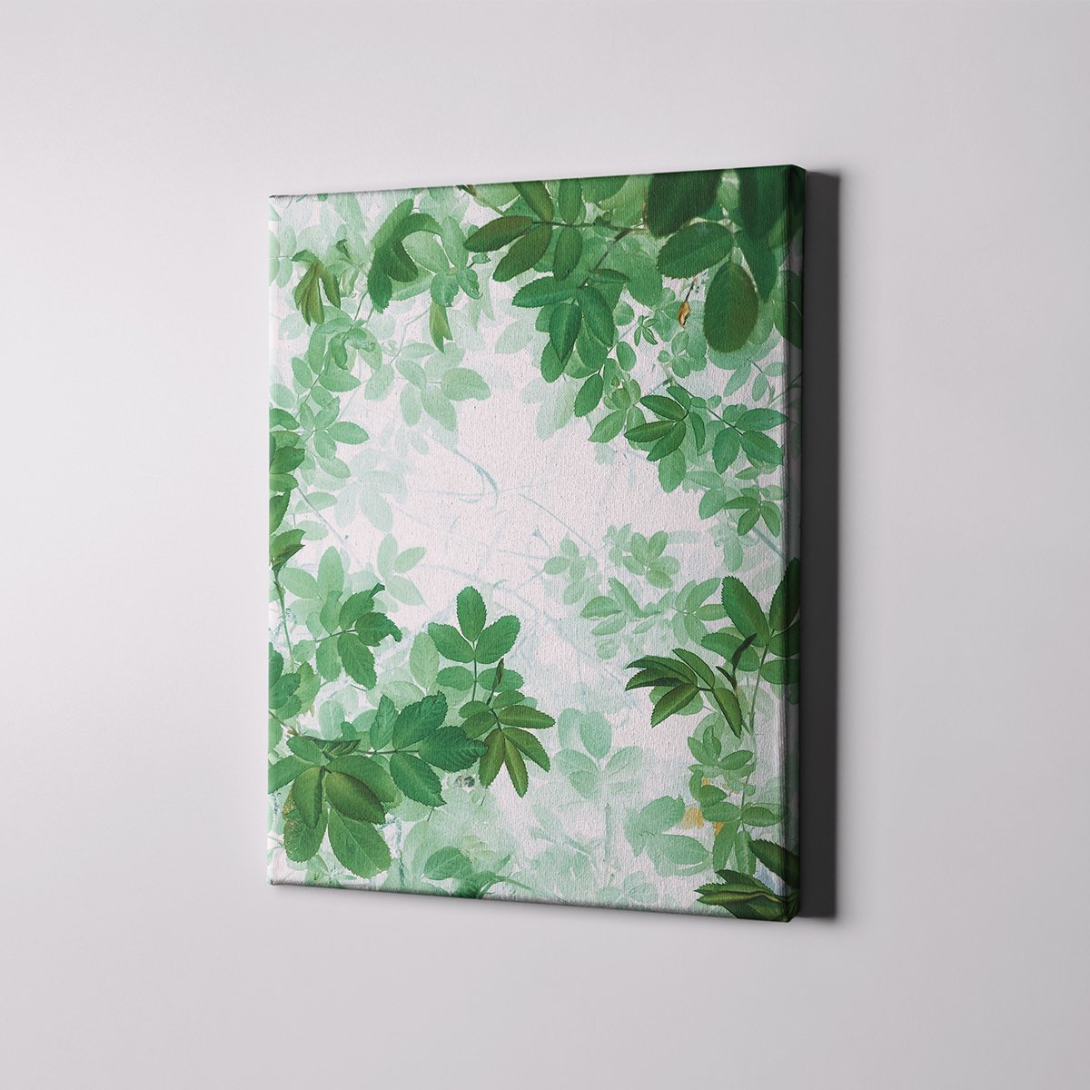 Canvas701 | Yeşil Yapraklar Kanvas Tablo - 