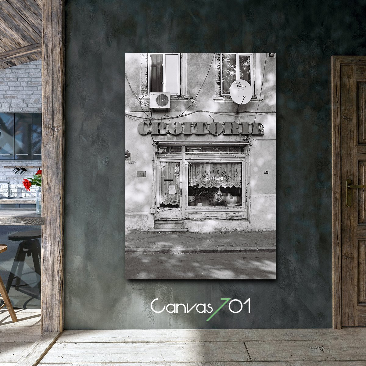 Market701 | Eski Bir Dükkan Kanvas Tablo