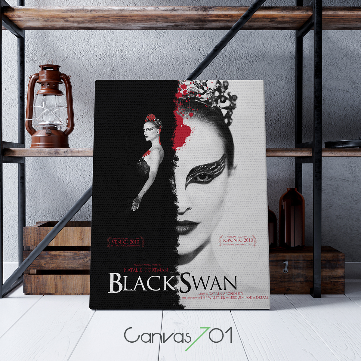 Canvas701 | Çok Satan Kanvas Tablo - Black Swan Film Afişi 2 Kanvas Tablo