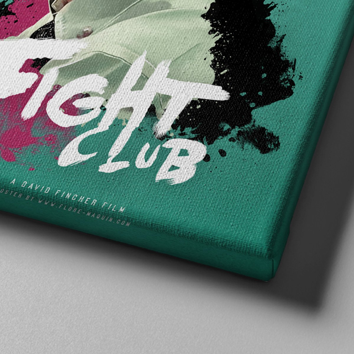Market701 | Fight Club Çizim Kanvas Tablo - 