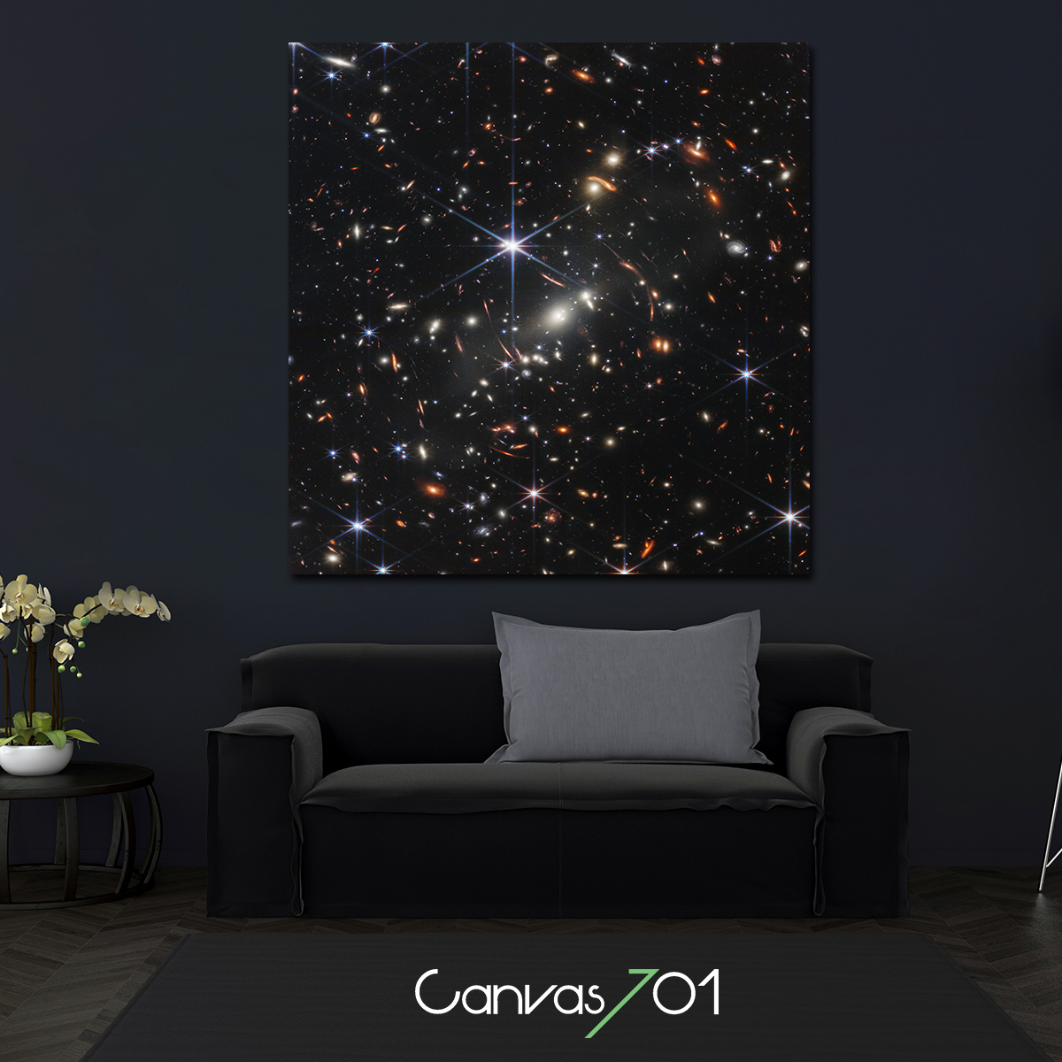 Canvas701 | Çok Satan Kanvas Tablo - James Webb Uzay Teleskobu'ndan Uzay Kanvas Tablo