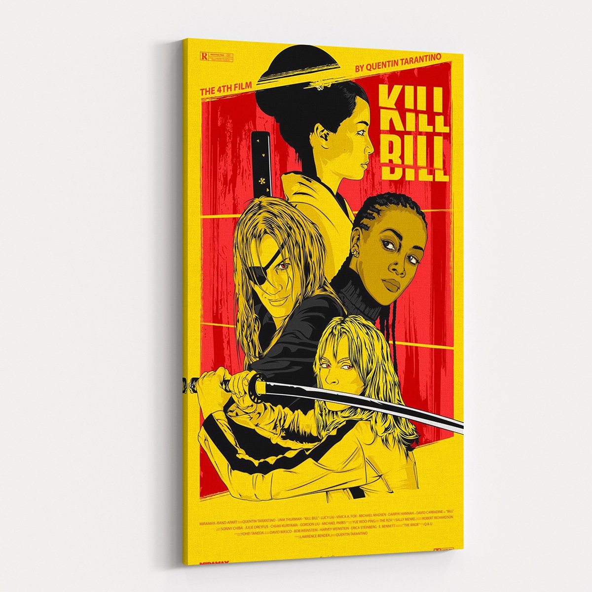 Market701 | Kill Bill Karakterleri Kanvas Tablo - 