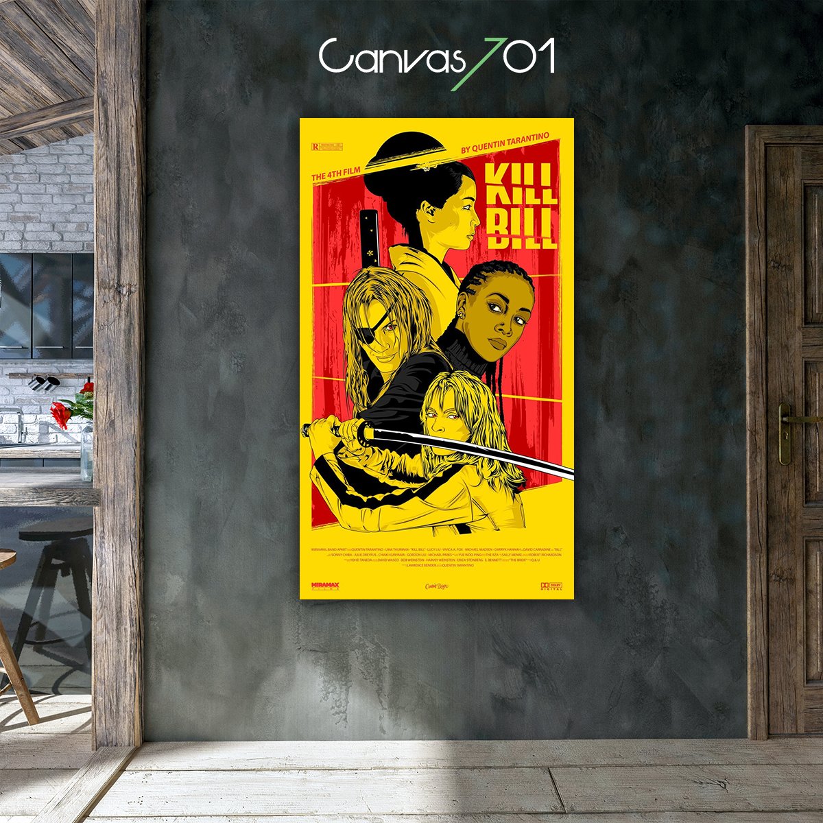 Market701 | Kill Bill Karakterleri Kanvas Tablo