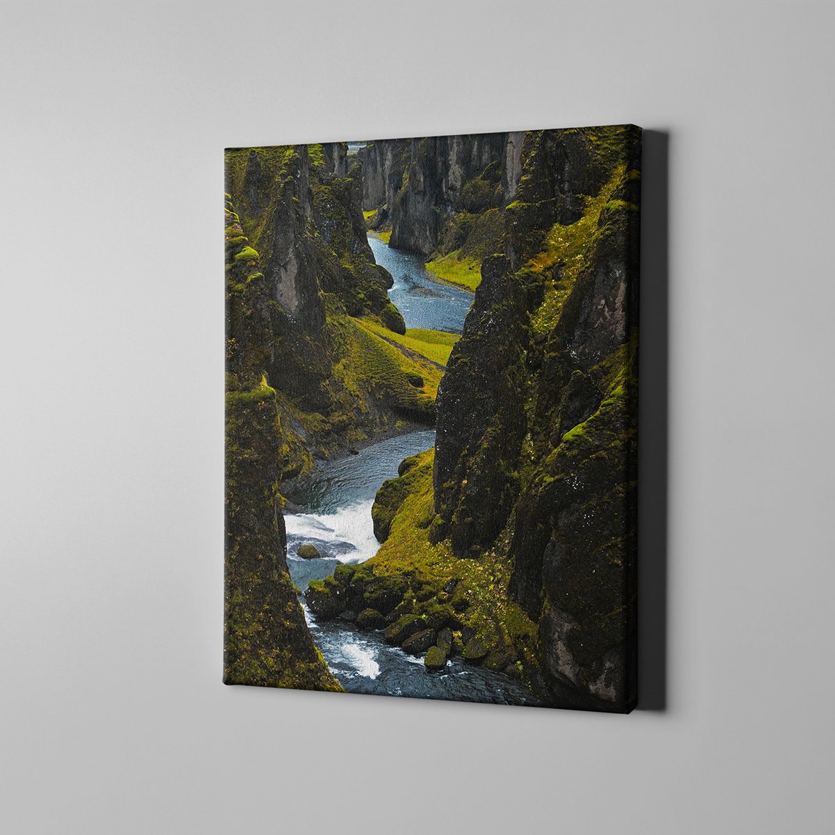 Canvas701 | Kıvrımlı Nehir Kanvas Tablo - 