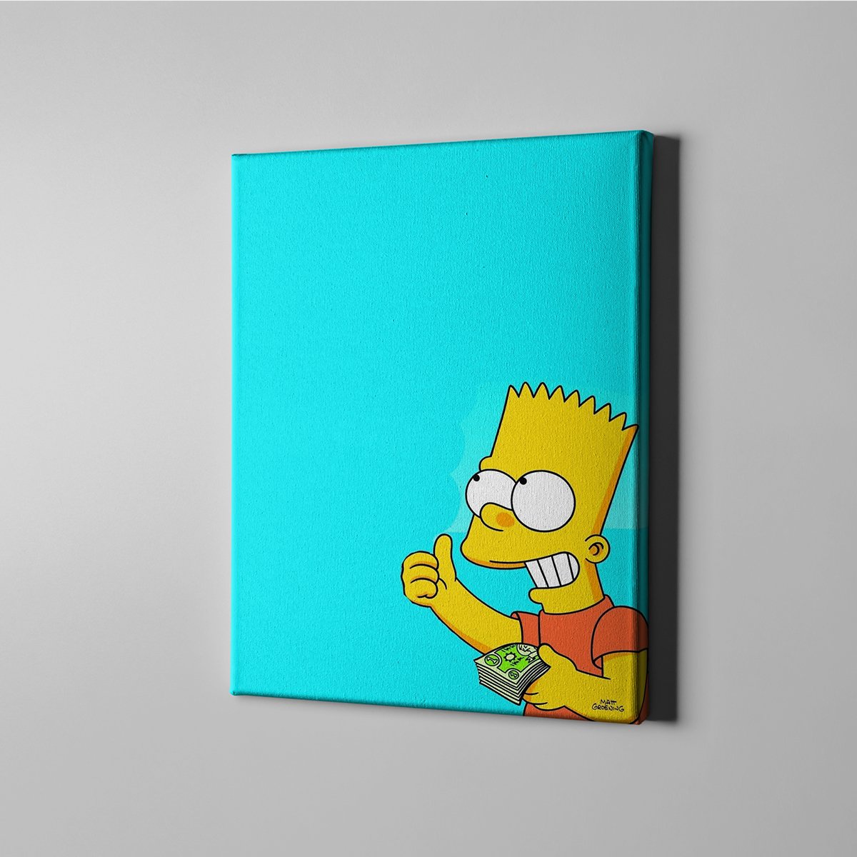 Simpsons Homer Kanvas Tablo