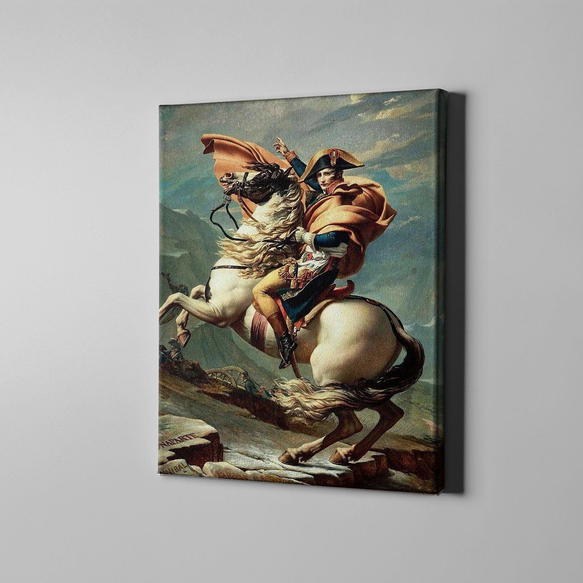 Canvas701 | Yağlı Boya Görünümlü Napolyon Bonaperte Kanvas Tablo - 