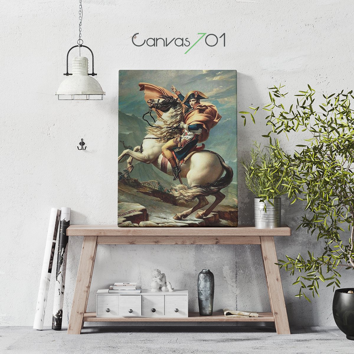 Canvas701 | Yağlı Boya Görünümlü Napolyon Bonaperte Kanvas Tablo