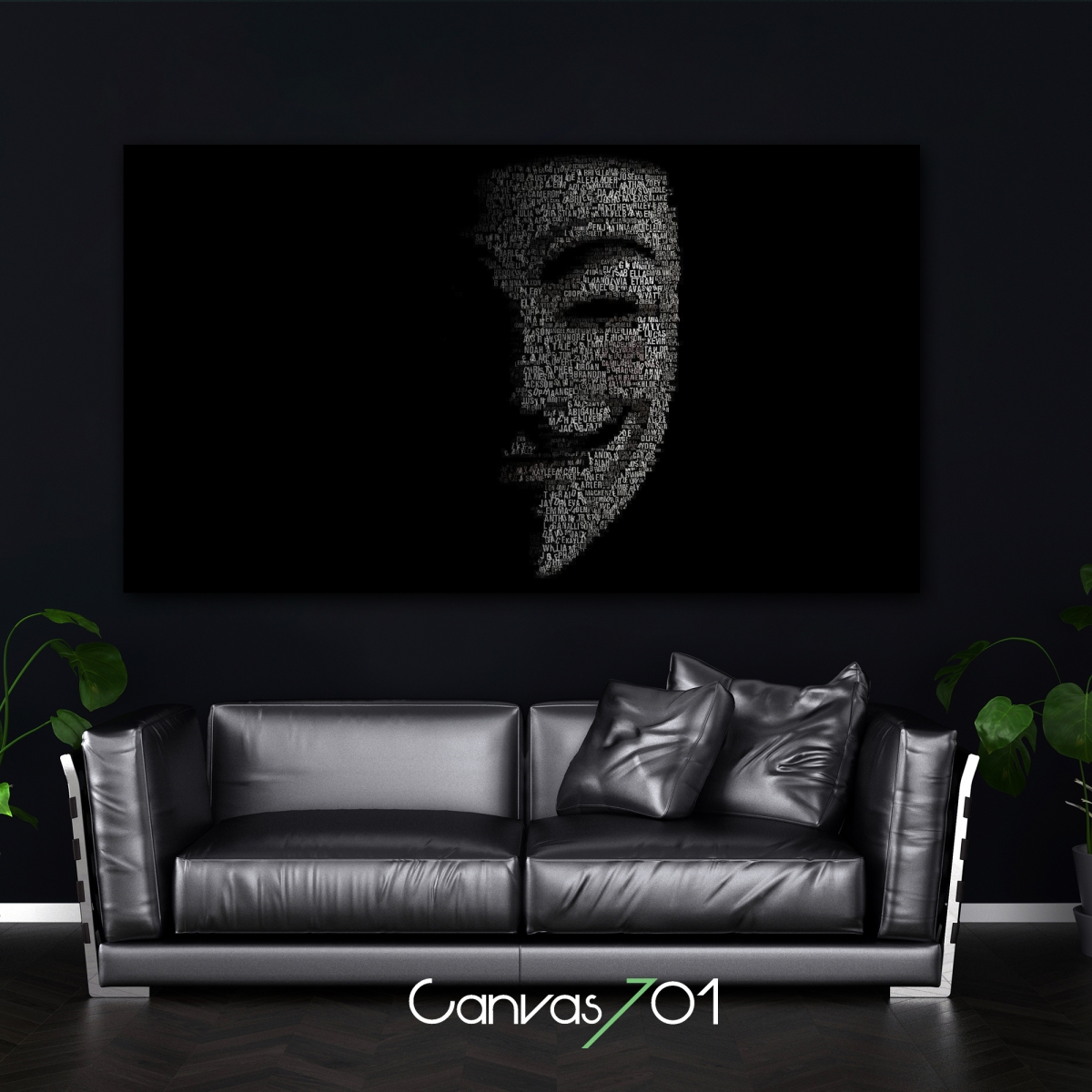 Canvas701 | Çok Satan Kanvas Tablo - Anonymous Kanvas Tablo