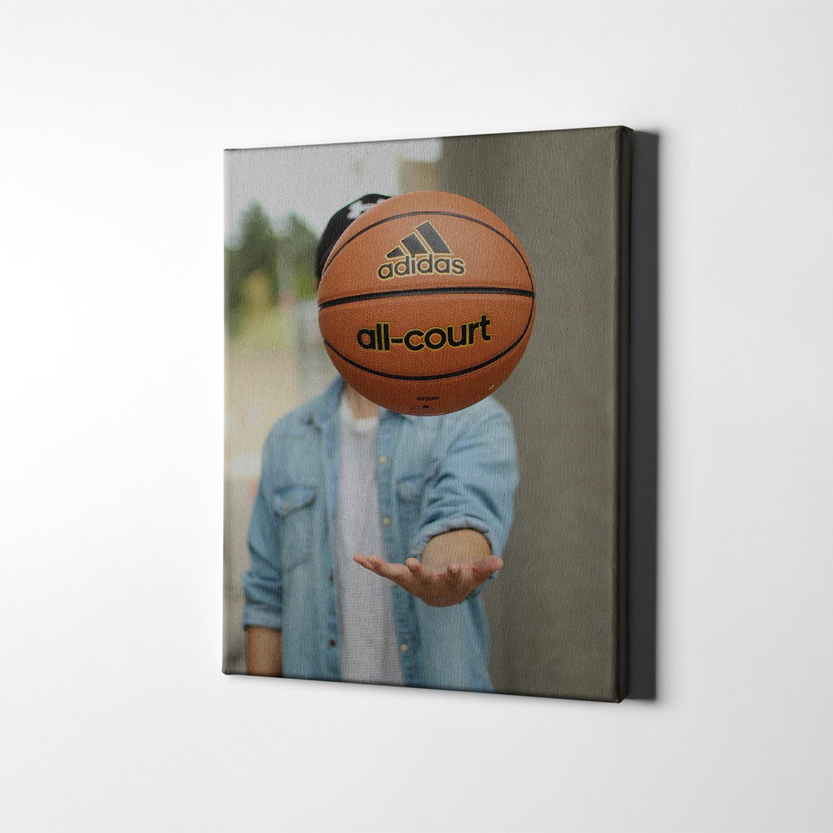 Market701 | Adidas Basketbol Topu Kanvas Tablo - 