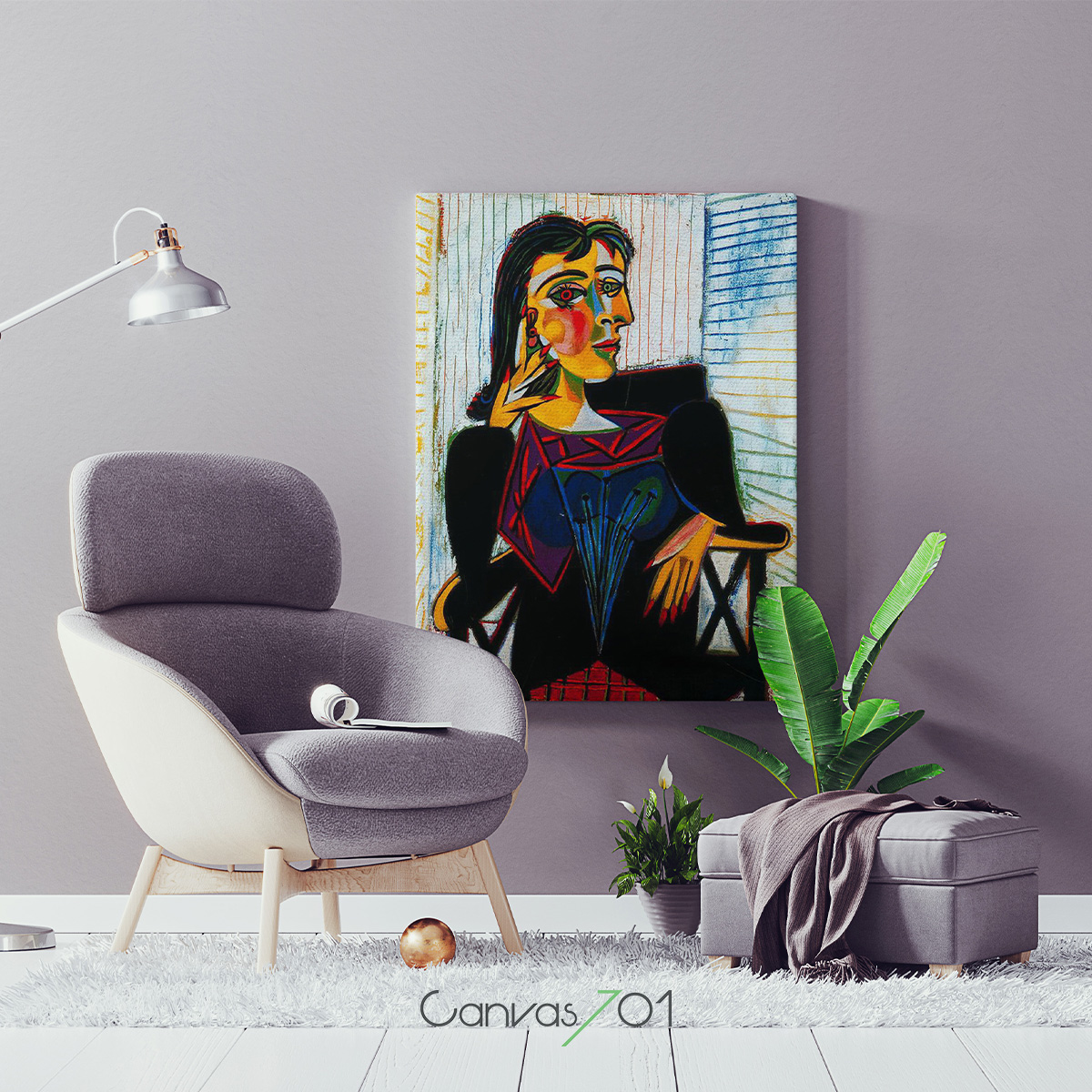 Canvas701 | Çok Satan Kanvas Tablo - Picasso Dora Maar'ın Portresi Kanvas Tablo